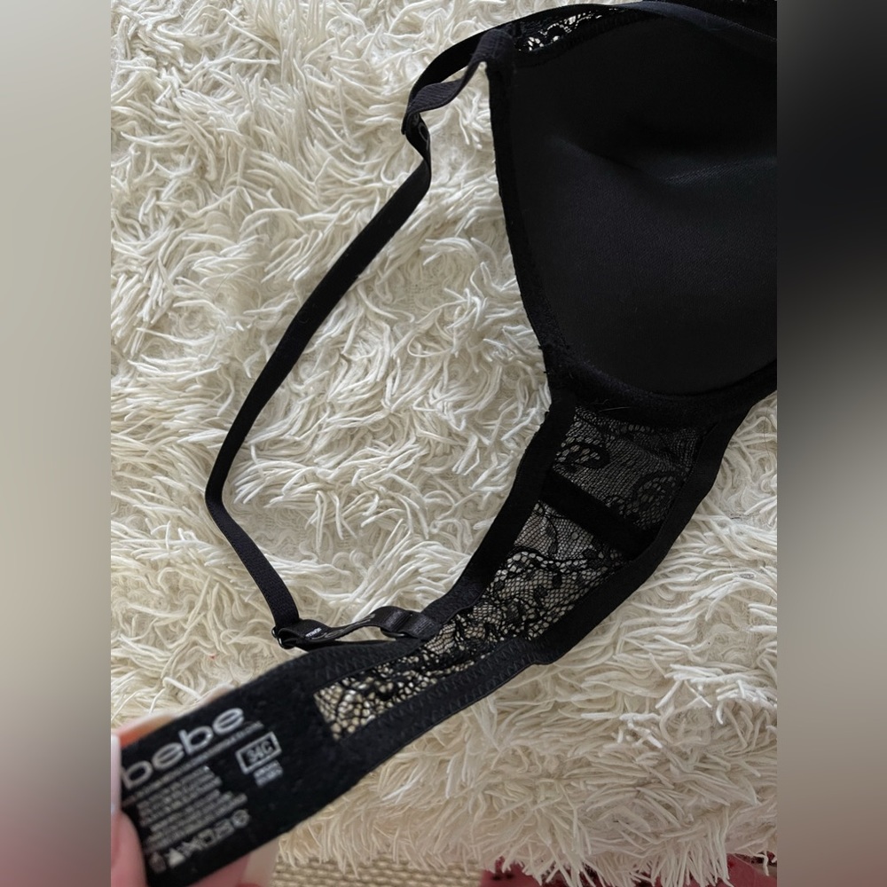 • Bebe Lace Rhinestone Bra - Picture 9 of 9